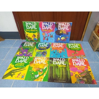 พร้อมส่ง สี่สี เล่มใหญ่ ฉบับภาษาอังกฤษ โรอัลด์ ดาห์ล  Roald dahl Fantastic Mr Fox คุณจิ้งจอกจอมแสบ Minpins