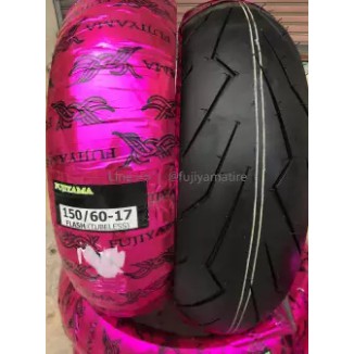 ยางสายฟ้า 110/70-17 150/60-17 ยาง Big Bike ยี่ห้อ ฟูจิยามา ลายสายฟ้า สำหรับ CB150 Ninja CBR new R15 R3 M slaz