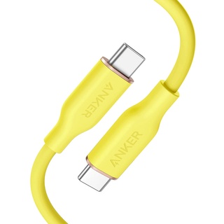 Anker PowerLine III สายชาร์จ USB C เป็น USB C 100W 3 ฟุต 6 ฟุต USB 2.0 Type C ชาร์จเร็ว สําหรับ MacBook Pro