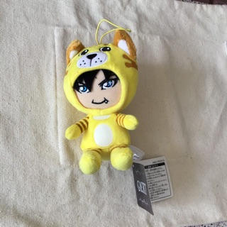 GACKT / Gakucchi Tiger FuRyu Mascot Strap 6" Plush Tag Toy Doll (Yellow), FuRyu  #gackt #visualkei #jrock