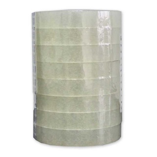 เทปใสแกน 3นิ้ว 3/4นิ้ว x 72 หลา แพ็ค 8 ม้วน101346Clear Tape 3/4" x72Y. Core 3" 8 Rolls/Pack