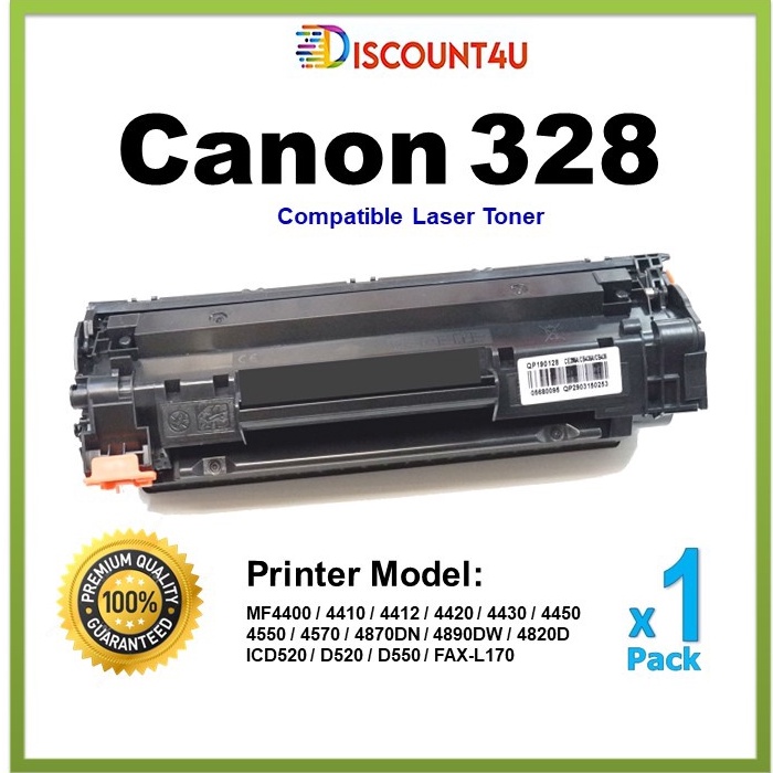 Discount4U ตลับหมึกเลเซอร์เทียบ Canon Cartridge 328/CRG328 Canon328 ใช้กับcanon MF472 Canon MF4550d