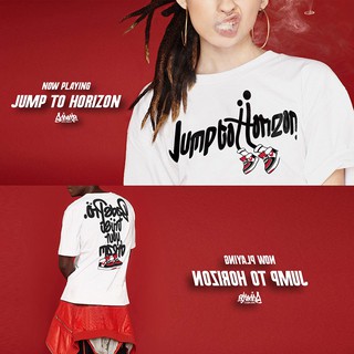 Just say bad ® เสื้อยืดลาย แนวสตรีท  รุ่น Jump ดำ ขาว ( ลิขสิทธิ์แท้ ) แขนสั้น เสื้อยืดชาย หญิง  M L XL 2XL  TS