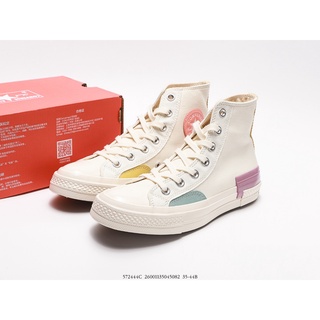 รองเท้าแฟชั่น[MShose] รองเท้าXiaowei Converse Chuck 1970s วินเทจ รองเท้าลำลอง รองเท้าวิ่ง ถ่ายจากรีวิวสินค้าจริง100%