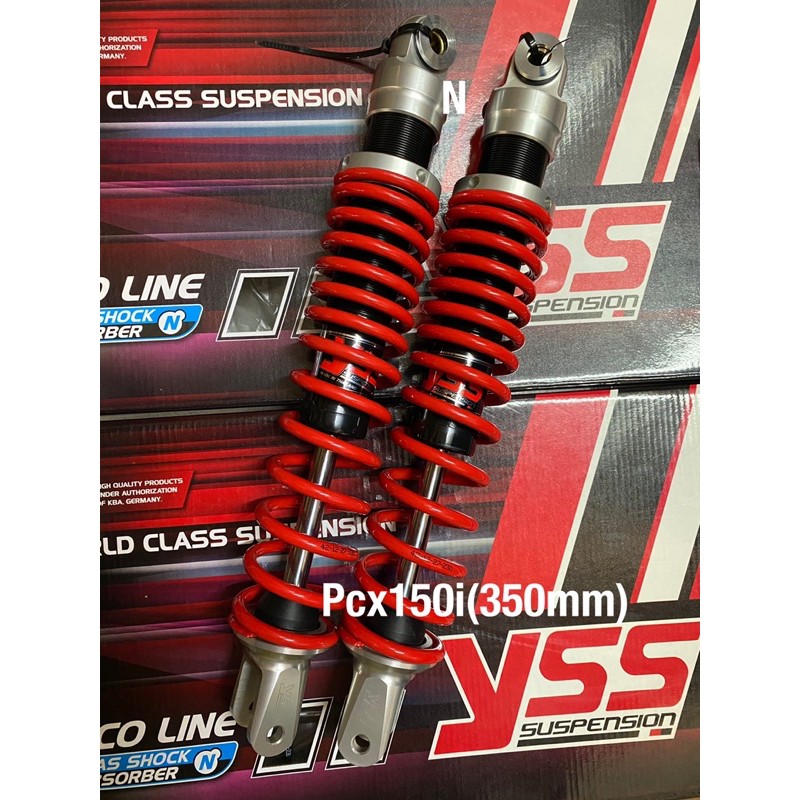 YSSแท้สำหรับPcx150i(ปี2018-20)ขนาด350มม.รุ่นE Series. ประกันโดยสเเกนลงทะเบียน