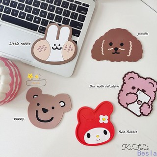 พร้อมส่ง ลดราคา6.6 ❤ แผ่นรองแก้ว ที่รองแก้วลายการ์ตูนสุดน่ารัก ทำจากซิลิโคน ใช้ง่ายไม่กลัวพัง เลือกลายการ์ตูนได้