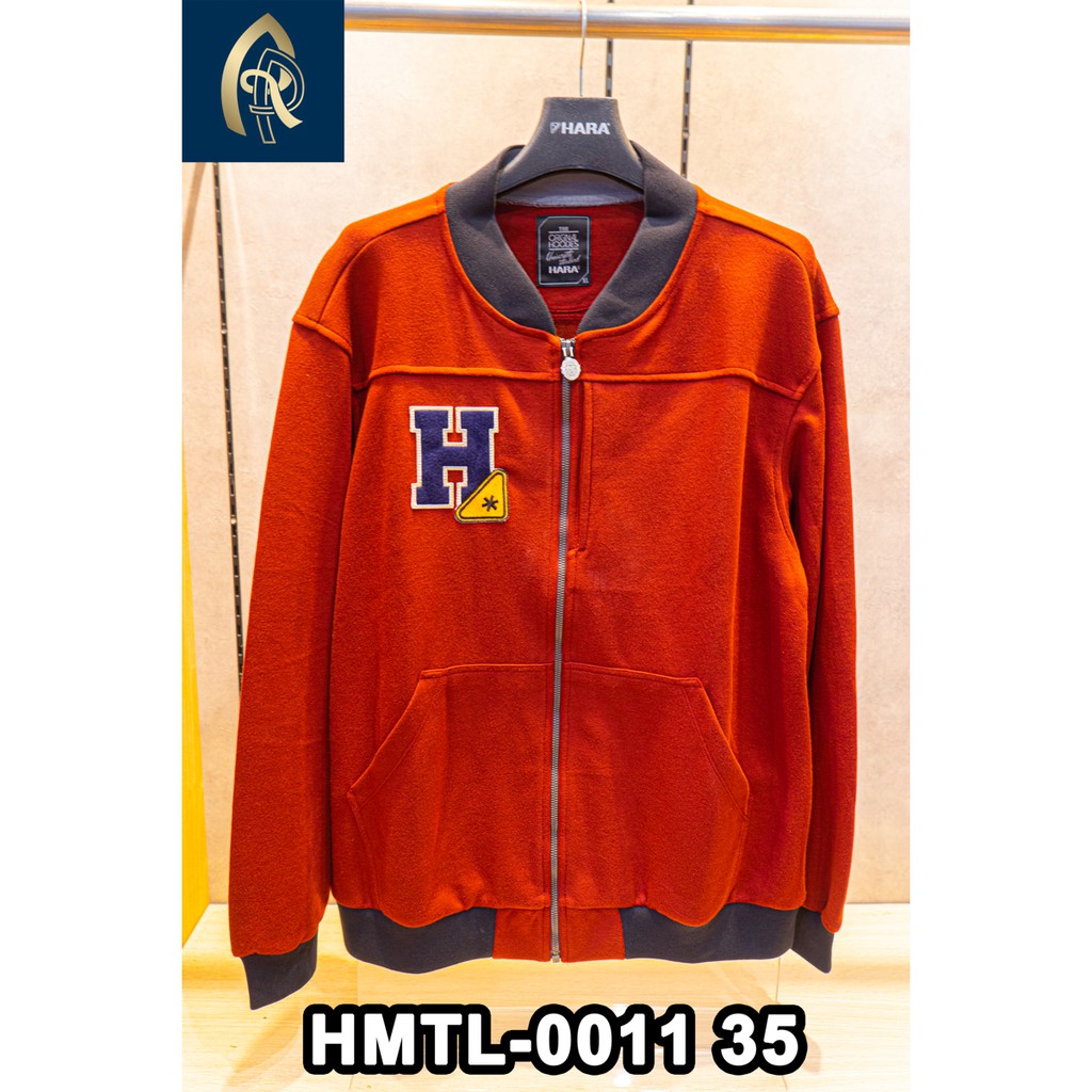 HARA เสื้อฮู๊ด HMTL-0011 สีเลือดหมู (35)