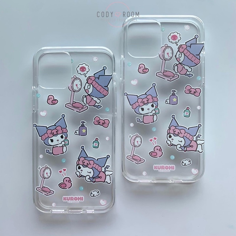 *พร้อมส่ง iPhone 12/12 Pro* Sanrio Clear Case 💗 Kuromi