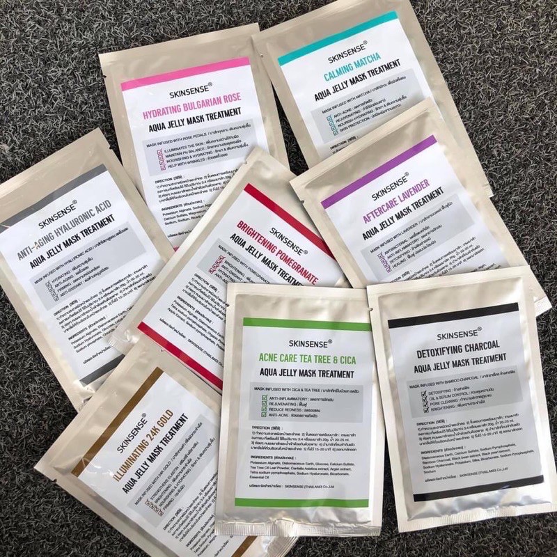 [ถูกที่สุด]Aqua Jelly Mask มาส์กเจลลี่ ผงมาร์คหน้าคลินิก มาร์คลอกลอก Peel off Mask ปริมาณ20กรัม skin