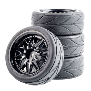 ℗RC Rim05-6081 Grip Tires insert sponge &amp; Wheel For HSP HPI Tamiya Racing 1:10 On-Road Car