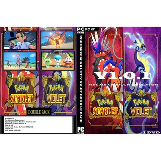 แผ่นเกมส์ PC Pokemon Scarlet Violet (1DVD)