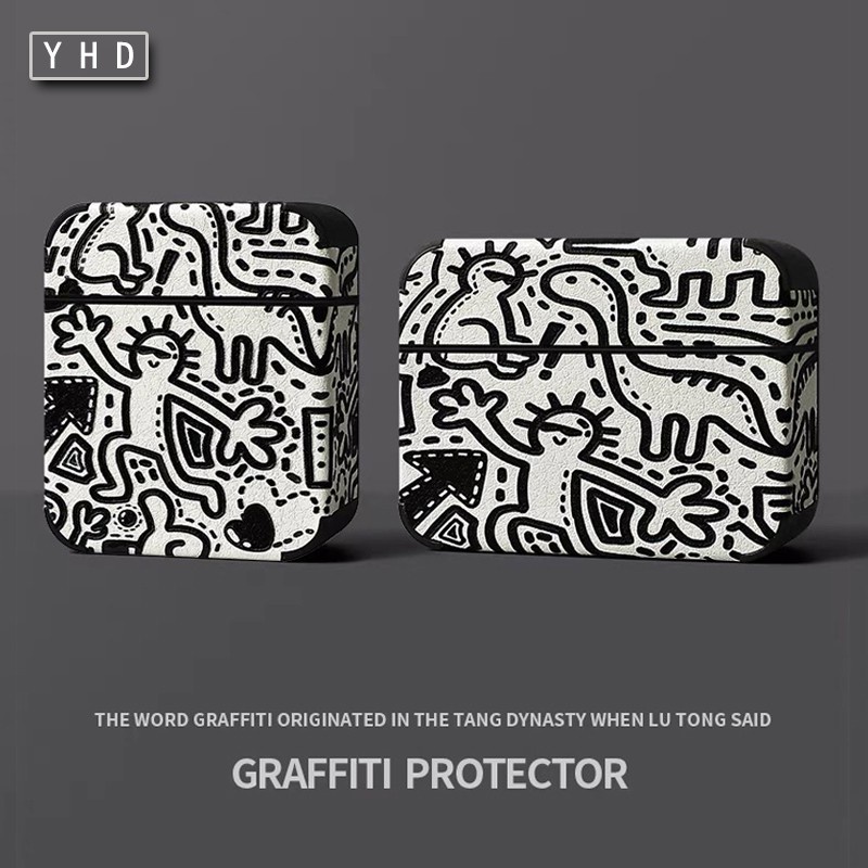 airpod 3 case การ์ตูน กราฟฟิตี้ เคสแอร์พอดยางซิลิโคน airpods 2021 Airpod gen1/2 Pro soft case