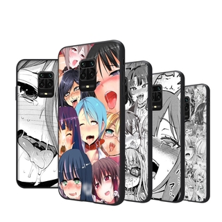 เคสโทรศัพท์มือถือแบบนิ่ม ลายอะนิเมะ Ahegao สําหรับ Xiaomi Redmi Note 9S 9A 9C 8T 9 Pro Max 7A 8A