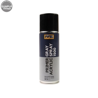 Hobby Bro HB-004 Primer Gray Acrylic Spray 1500 180 ml HB004PGAS1500 (สเปรย์)