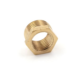 ข้อต่อลดเหลี่ยม ทองเหลือง BRASS TP ขนาด 3/4" x 1/2"  และ 1/2" x 3/8" (งานน้ำ,งานลม,งานปั้ม)