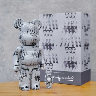 BE@RBRICK 400%+100% ANDY WARHOLs Elvis Presley [New]