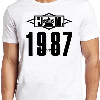 1987 เสื้อยืดลําลอง แขนสั้น พิมพ์ลาย The Justfield Ancients Of Mu สไตล์เรโทร B1831