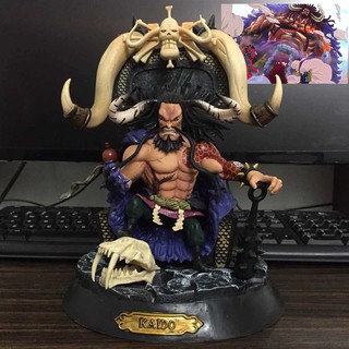 โมเดลวันพีช Kaido of the Beasts Four Emperors The Strongest Creature สิ่งมีชีวิตที่แข็งแกร่งที่สุด 23cm (Sitting Ver.) One Piece GK Figure บรรจุอยู่ในกล่องพีวีซี วันพีซ โมเดล ฟิกเ ฟิกเกอร์ โรโรโนอา โซโล OnePiece Wano Country 4Emperors Haki