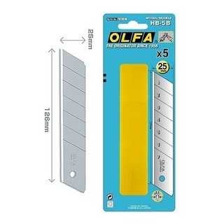 OLFA ใบมีดคัตเตอร์ 25 มม. HB-5B