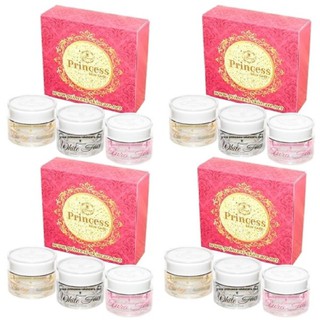 Princess Skin Care ครีมหน้าขาว ครีมหน้าเงา ครีมหน้าเด็ก (4 ชุด)