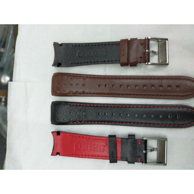Seiko BARCELONA WATCH STRAP SEIKO BARCA SPORTURA LEATHER LEATHER WATCH STRAP