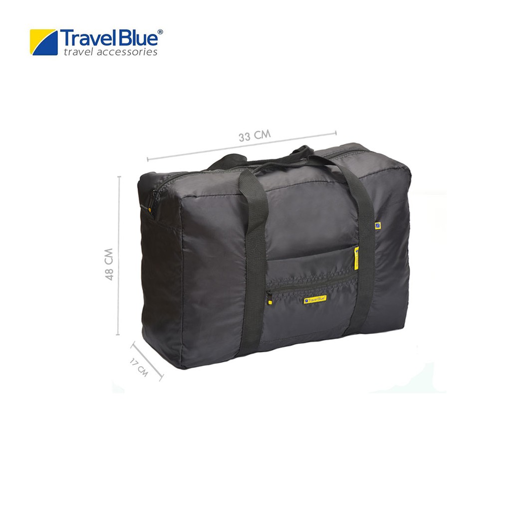 Travel Blue กระเป๋าถือพับได้ 5018404000668 Foldable Carry Bag (30 Litres) - สีดำ/สีน้ำเงิน