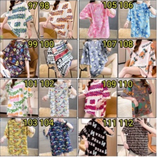 เสื้อยืดโอเวอร์ไซต์ ราคาถูก 97-112