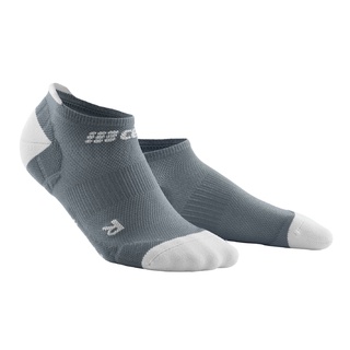 CEP ULTRALIGHT NO SHOW SOCKS 3.0 WOMEN - GREY/LIGHT GREY - ถุงเท้ารุ่น 3.0 ความยาวใต้ตาตุ่มแบบบางพิเศษผู้หญิง SIZE II