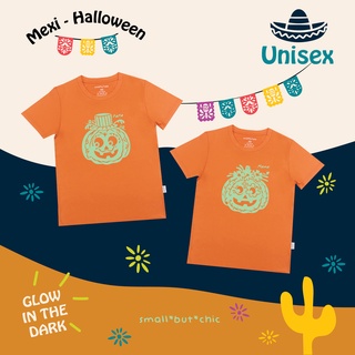 เสื้อผู้ใหญ่ Unisex Mexi-Halloween เรืองแสง (เสื้อส้ม) แจ้งลายและชื่อที่พิมพ์บนเสื้อในช่องหมายเหตุหรือแชท_small but chic