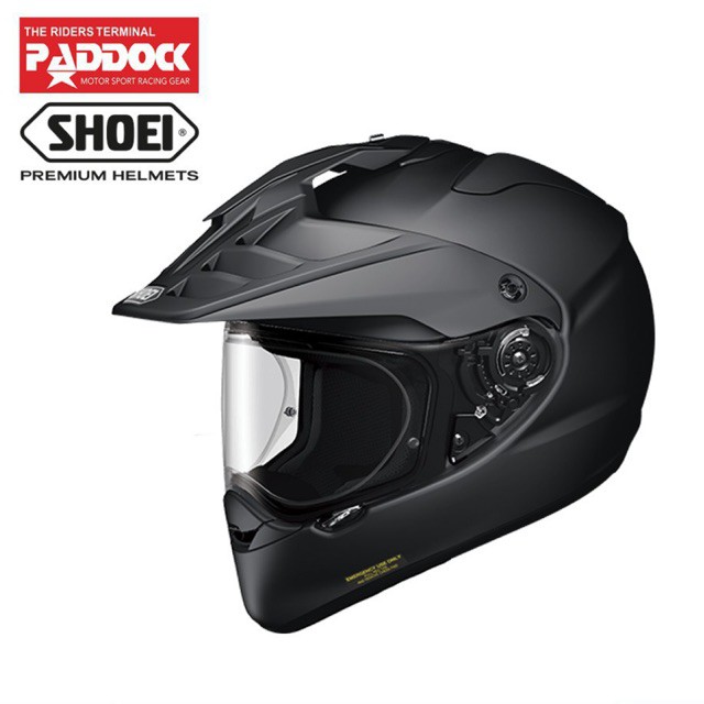 SHOEI หมวกกันน็อค รุ่น HORNET ADV MT BLACK ดำด้าน