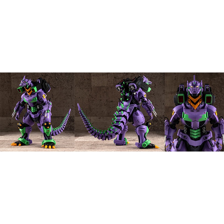 EVA GLOBAL Godzilla vs Evangelion Type 3 Kiryu EVA Unit-01 Color Ver. Plastic Model JP ver