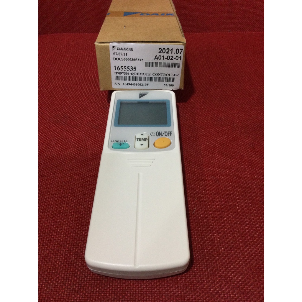 DAIKIN 1655535 ARC433A26 รีโมทไดกิ้น รีโมทแอร์ remote รีโมท ไดกิ้น ของแท้ ตัวยิงไดกิ้น ตัวกดไดกิ้น ราคาถูก ส่งเร็ว