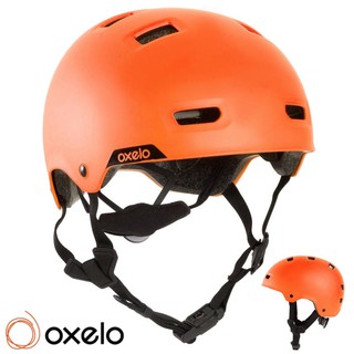 หมวกกันน็อคสเก็ตบอร์ด สกู๊ตเตอร์ จักรยาน รุ่น MF540 (สีส้มสะท้อนแสง) OXELO