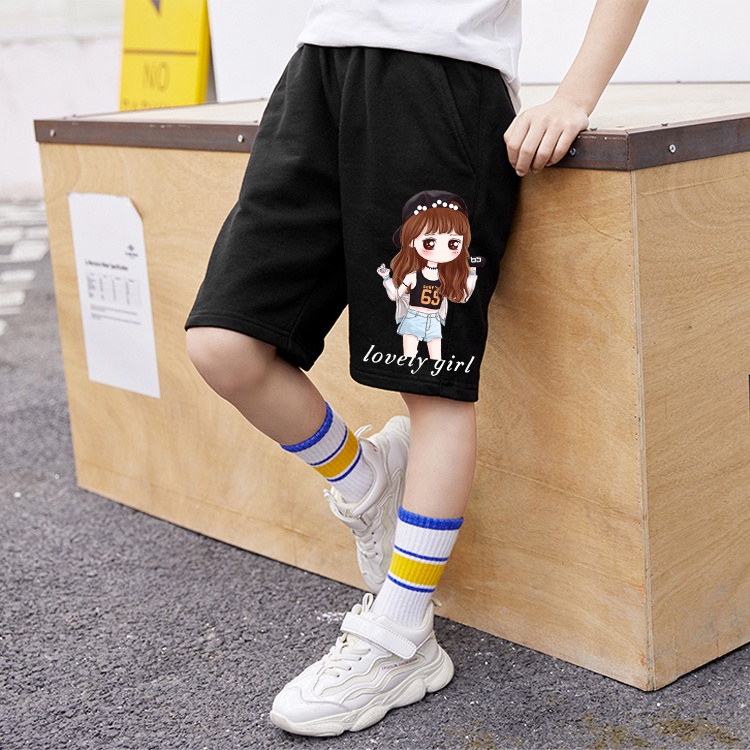 F273กางเกงเด็กขาสั่งได้ทั้งเด็กชายและเด็กหญิงมี2สีหลายไซส์110CM-160CMเอวยาวยืดใส่สบายฯ - รูปที่ 3