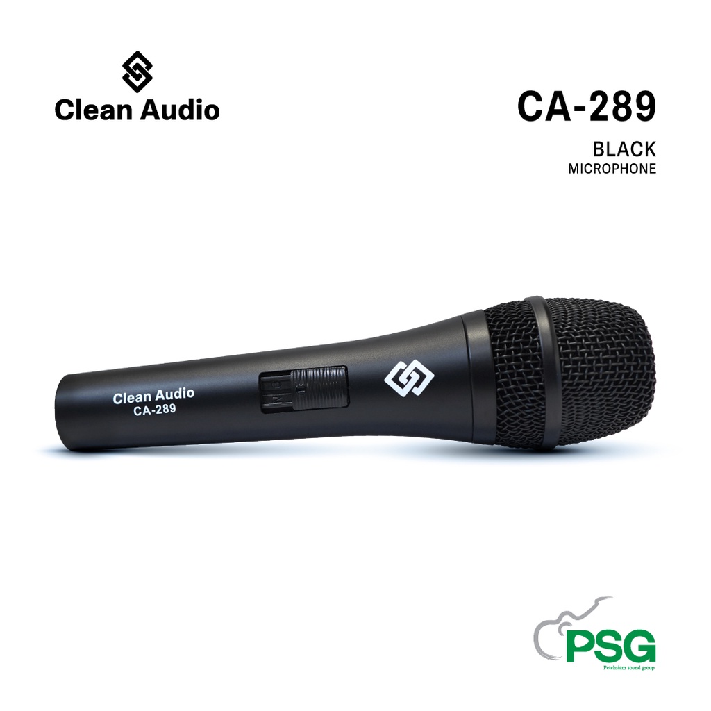 CLEAN AUDIO:CA-289 BLACK ไมโครโฟนไดนามิค Dynamic Microphone