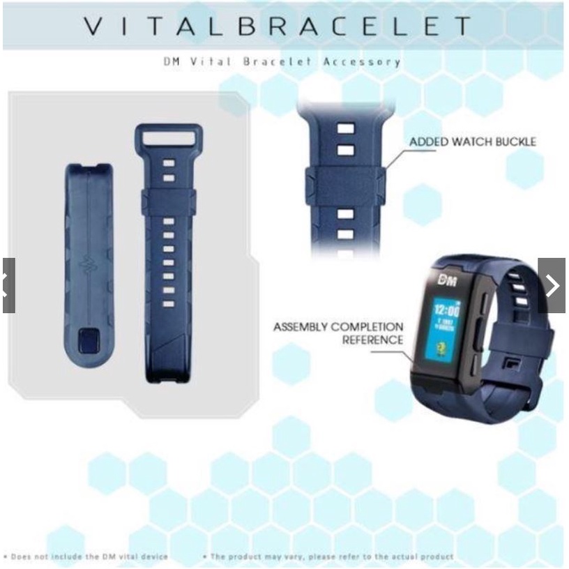 [Ready Stock] Digimon watch strap Vital bracelet spare belt long belt supplementary belt +2cm (FREE MATCH)