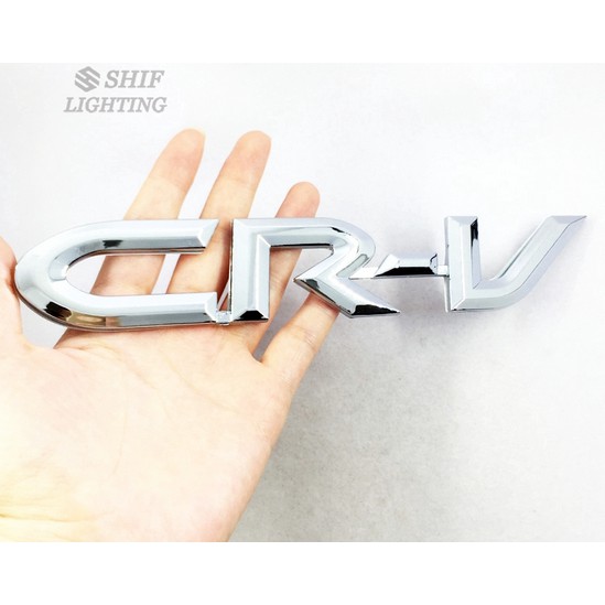 โลโก้ตัวอักษร ซีอาร์วี ฮอนด้า ติดด้านหลัง CRV Logo Auto Car Trunk Lid Emblem Badge Sticker For Honda
