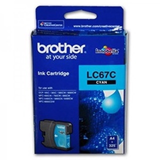 BROTHER INK CARTRIDGE LC-67C Model : LC-67C CYAN FOR MFC-5890CN/6490CW/DCP-6690CW/385C/6890CDW