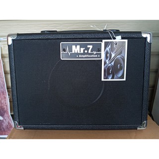 แอมป์กีตาร์ Mr.7 GA-15R ตู้แอมป์กีตาร์ขนาด 15 วัตต์ สีดำ