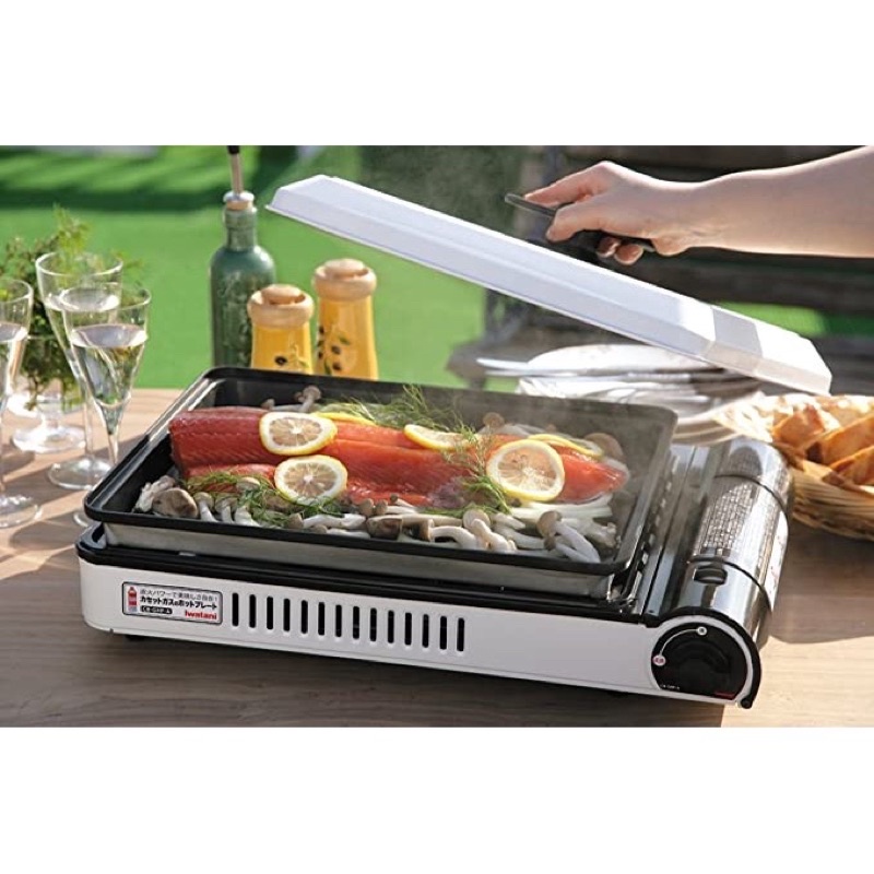 เตาแก๊ส Iwatani cassette gas hot plate White