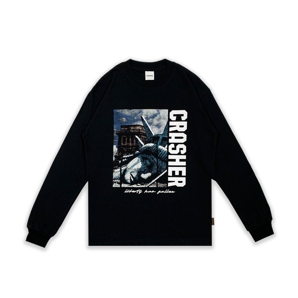 เสื้อยืด Crasher.ltd LHF - สีดํา