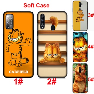 OPPO A5 A9 2020 A5 A7 2018 A8 A3S A5S A1K A37 A39 A57 A59 A77 A83 A1 F1S F3 Soft Cover Cartoon Garfield cat Phone Case