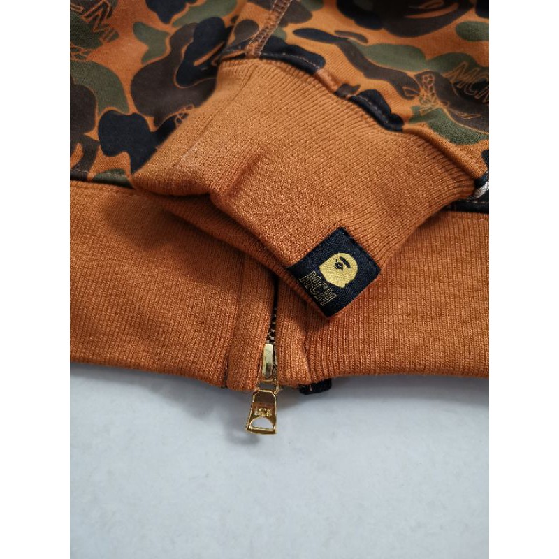 M XL​ พร้อมส่งBAPE X M CM camouflage sports sweater jacket #3