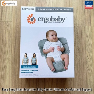 Ergobaby® Easy Snug Infant Insert for Baby Carrier Ultimate Comfort and Support เบาะรองนั่งสำหรับทารก เป้อุ้มเด็ก เบาะ