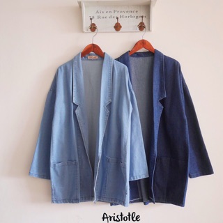 Denim blazer