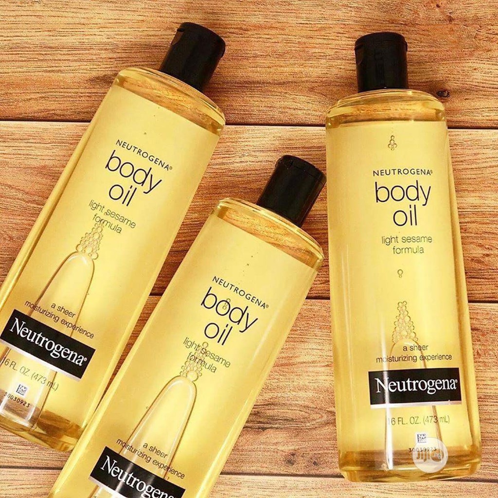 Neutrogena Light Sesame Formula Body Oil 250ml. | Shopee Thailand