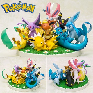 Figure ฟิกเกอร์ G.E.M. EX Series Pokemon Eevee Friends Pocket Monsters โปเกมอน อีวุย และผองเพื่อน พ็อกเก็ตมอนสเตอร์