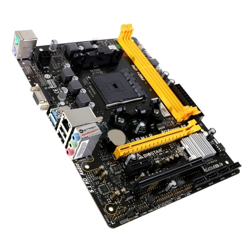 BIOSTAR Mainboard AMD FM2+ (VGA On) A88MQ 'STrek'