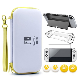switch7 in 1 for Nintendo Switch OLED Storage Bag Crystal Clear Case for Nitendo Nintendo Switch OLED Console Joycon Gam