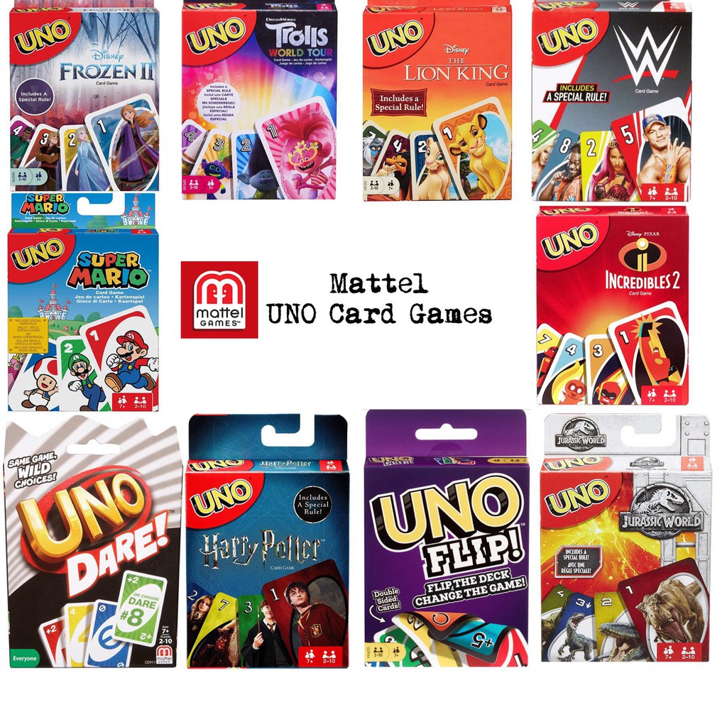 [ของแท้] เกมไพ่ Mattel UNO